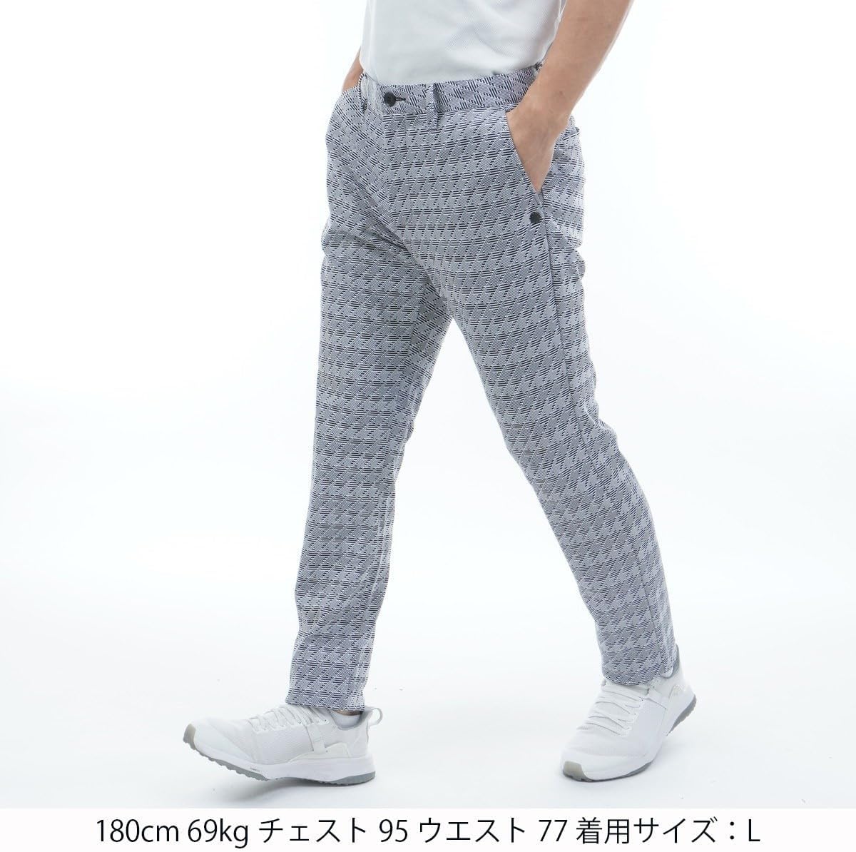 パーリーゲイツ ホワイトロングパンツ パーリーゲイツ] ロングパンツ